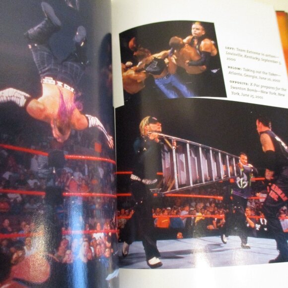 WWE Vintage 2003 Hardy Boys Matt Jeff Hardy Graphic Tag Team WWF Wrestling Book - Picture 5 of 6
